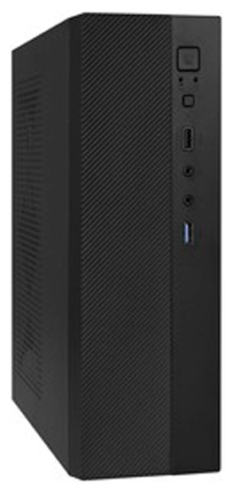 Корпус Exegate Desktop MI-301U-300 mATX/mini-ITX, 1U-F300S, черный EX291270RUS