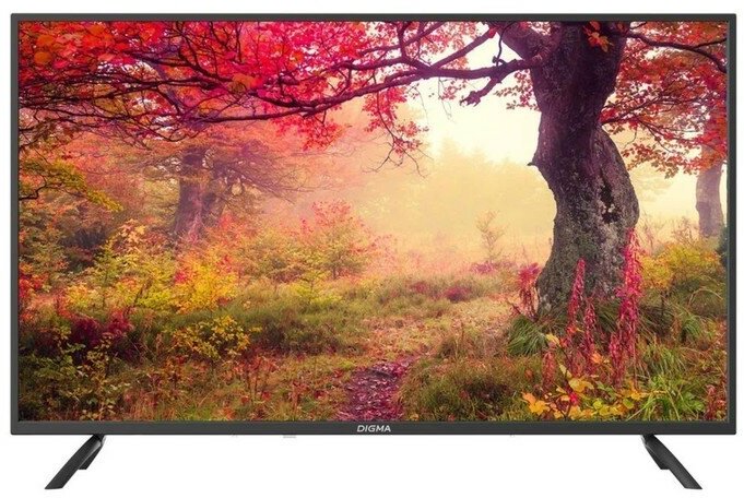 Телевизор Digma DM-LED43MBB21, 43", 1920x1080, DVB-T/T2/C/S/S2, HDMI 3, USB 2