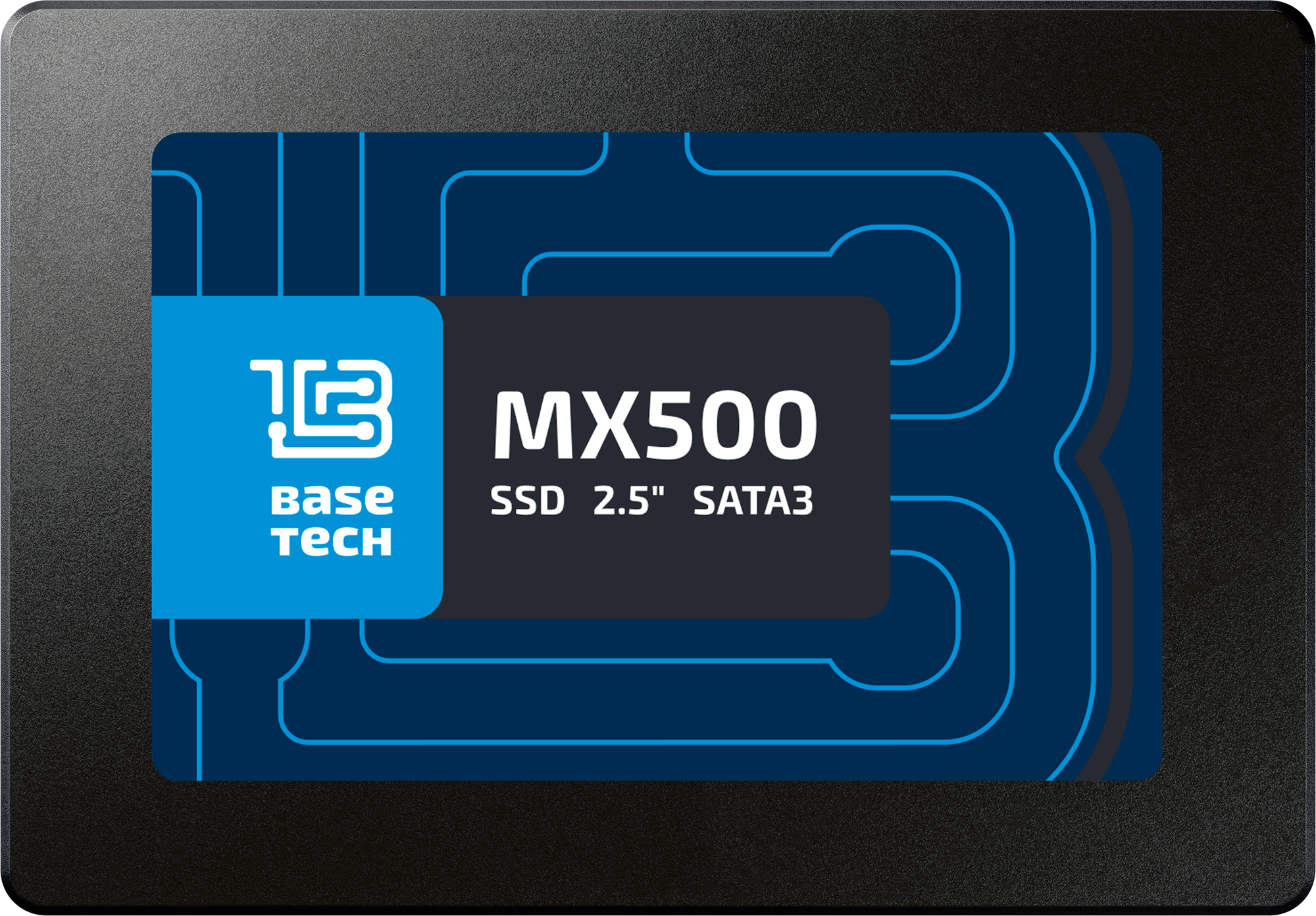 Твердотельный накопитель (SSD) BaseTech 500Gb MX500 2.5" SATA3 (BT-CT500MX500SSD1N)