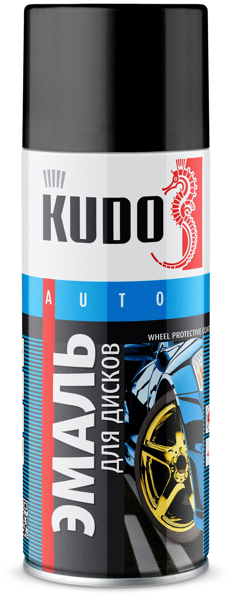 KUDO KU5208 Эмаль для дисков белая глянц. 520 мл KUDO KU5208