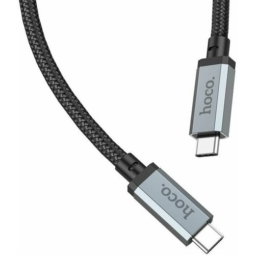 Кабель Hoco US05 для зарядки и передачи данных Type-C на Type-C USB4 PD100W, 4K 60Hz HD дублирование экрана, 2м 20Gbps кабель hoco us05 100w type c черный