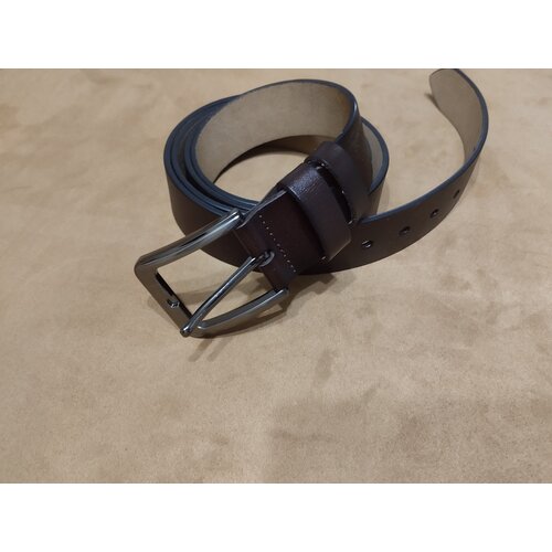 фото Ремень натуральная кожа, латунь, для мужчин, длина 170 см., коричневый не определен