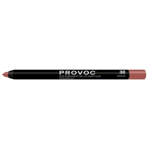 фото Provoc Гелевая подводка в карандаше для губ Semi-Permanent Gel Lip Liner 30 desired