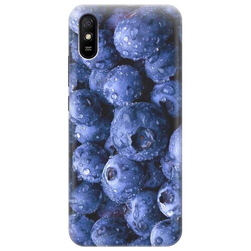 фото Чехол - накладка artcolor для xiaomi redmi 9a с принтом "черника" re:pa