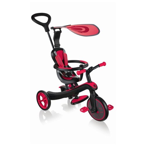 фото Трехколесный велосипед globber trike explorer 4 в 1, красный