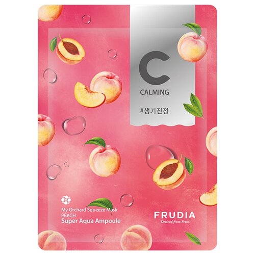 Frudia Питательная маска с персиком My Orchard Squeeze Mask Peach, 20 г, 20 мл