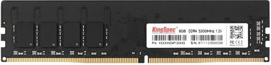 Память DDR4 DIMM 8Gb, 3200MHz KingSpec (KS3200D4P12008G)