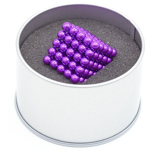 Неокуб Neocube 125 шариков 5мм Фиолетовый