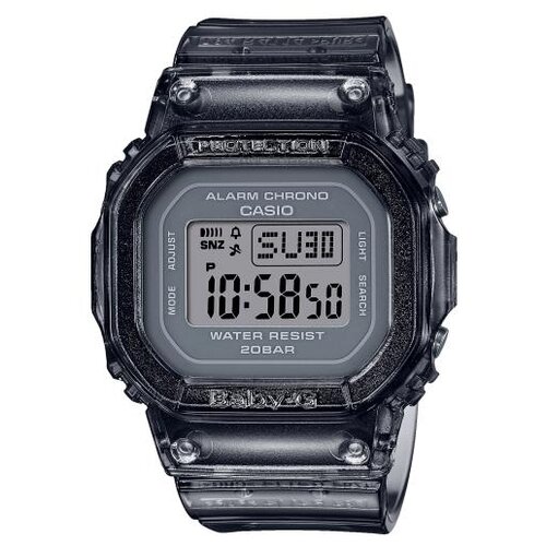наручные часы casio baby g бежевый Наручные часы CASIO Baby-G BGD-560S-8, черный, серый