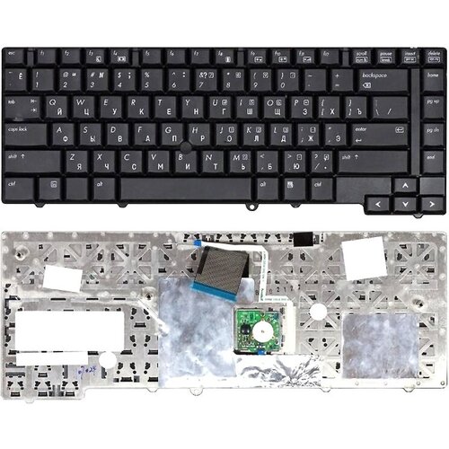 Клавиатура для ноутбука HP EliteBook 6930р, чёрная, с джойстиком