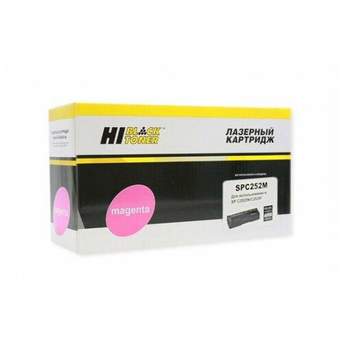 Картридж Hi-Black (HB-SPC252M) для Ricoh Aficio SPC252DN/C252SF, M, 6K картридж hi black hb spc252bk для ricoh aficio spc252dn c252sf bk 6 5k