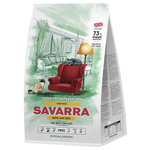 Сухой корм для кошек SAVARRA Indoor, для живущих в помещении, гипоаллергенный, с уткой, с рисом 6 кг - изображение