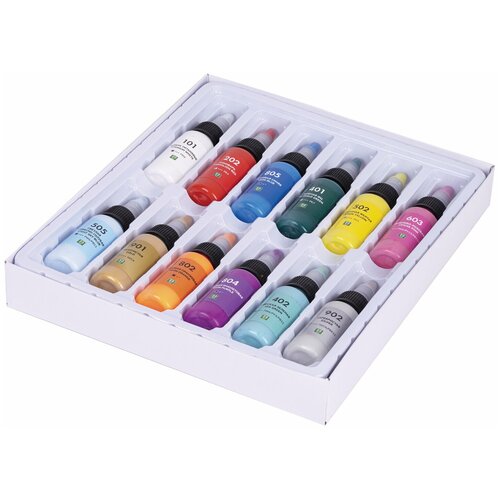 Упаковка 2 шт. Краски акриловые для техники 