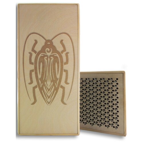 фото Доска садху с динамическими гвоздями, скарабей - 185 шаг 10мм светлая goodwood