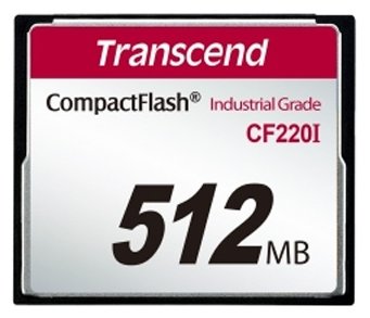 Карта памяти 512Mb Compact Flash Transcend 220x (TS512MCF220I)