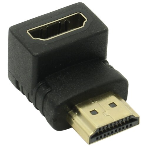 фото Переходник VCOM HDMI - HDMI Г-образный (CA320) черный