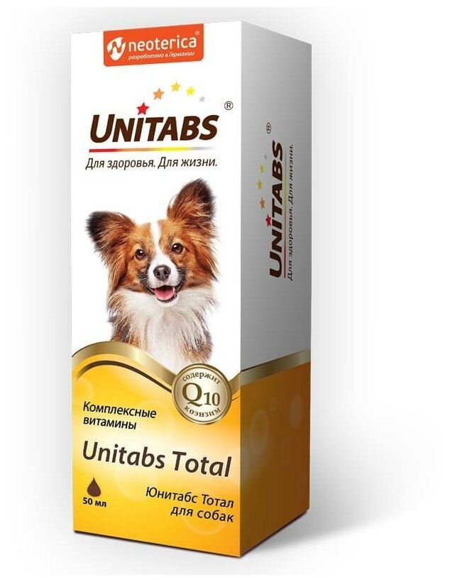 UNITABS Total комплексные витамины для собак, 50мл, U314