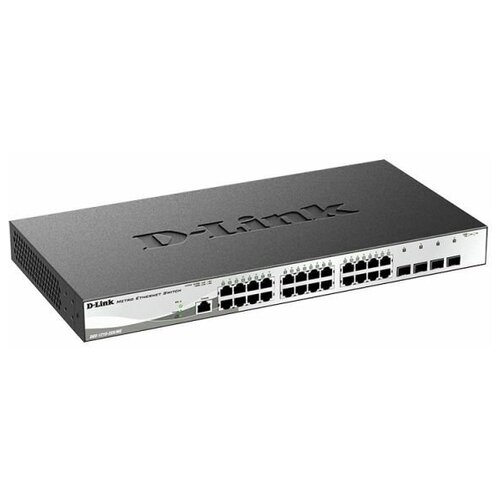 DGS-1210-28XMEB2B Управляемый L2 коммутатор D-LINK с 24 портами 101001000Base-T и 4 портами 10GBase-X SFP 456206 3 4344600₽