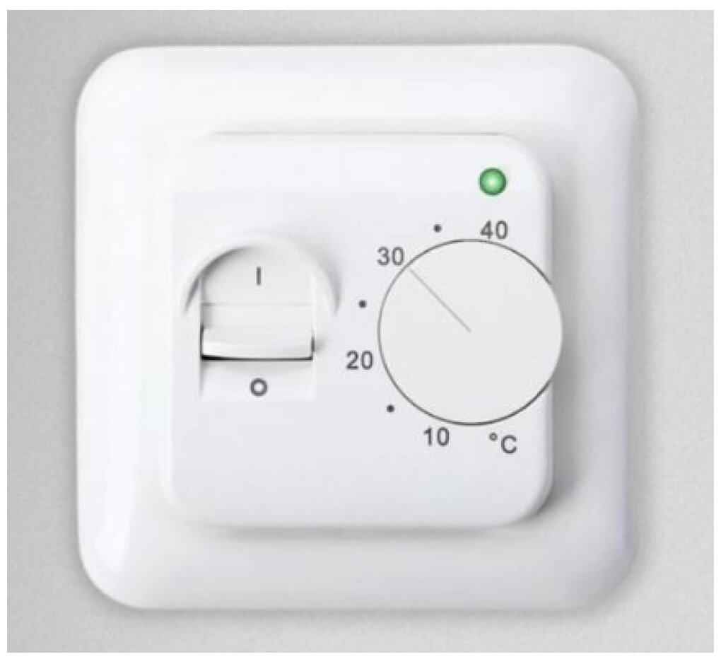 ТеплоСофт Терморегулятор для тёплого пола механический RTC 70.26 белый 7026