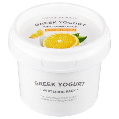 NATURE REPUBLIC йогуртовая маска Greek Yogurt с экстрактом апельсина, 130 мл