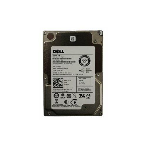 Жесткий диск DELL 300 ГБ H8DVC оригинал для dell poweredge r210 y443n 0y443n cn 0y443n server ii usb vga панель управления usb vga плата расширения