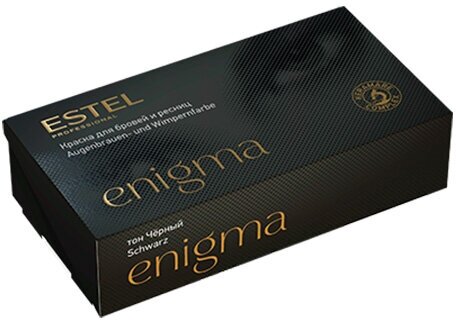 Estel Estel Enigma Краска для бровей и ресниц (Краска для бровей и ресниц - тон черный), 2 х 20 мл