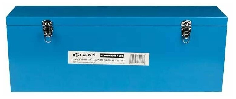 GARWIN PRO GHE-HP0700-3240 Насос ручной гидравлический с алюминиевым корпусом 700 бар; 3,24 л - фотография № 7