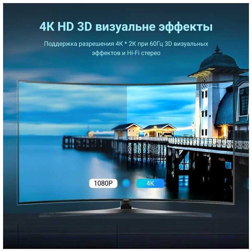 Vention HDMI переключатель 4K для PS4/5 Xiaomi TV Box HDMI