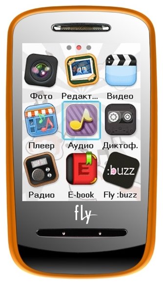 Мобильный телефон Fly E200 Orange