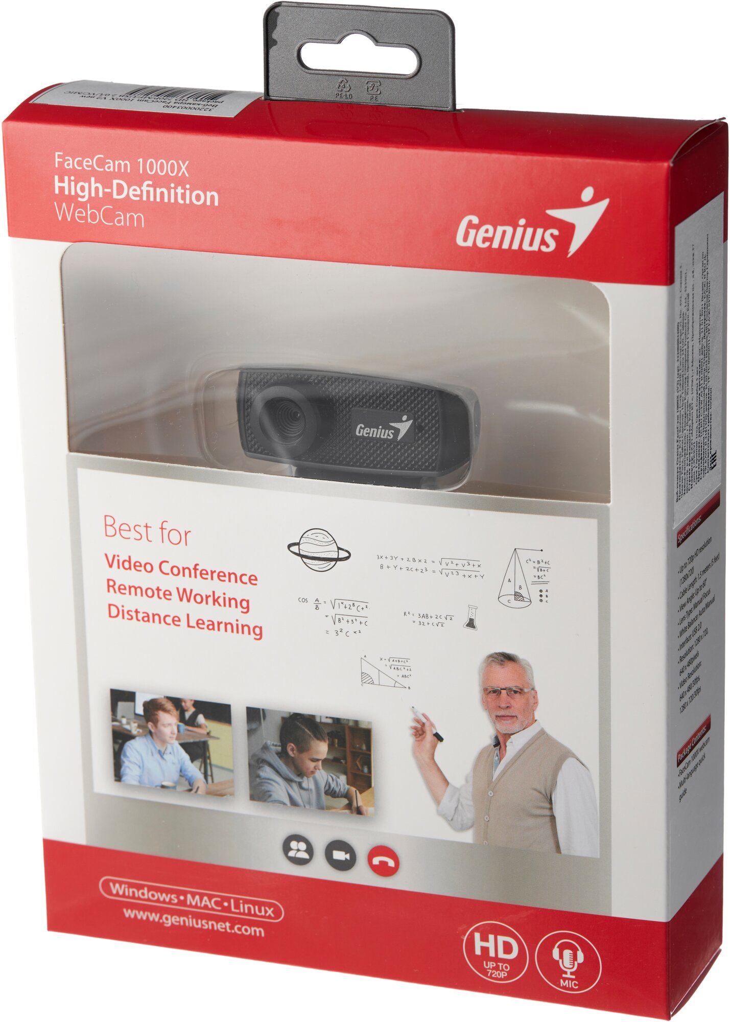 Веб-камера Genius Facecam 1000X V2 USB Black (32200003400)