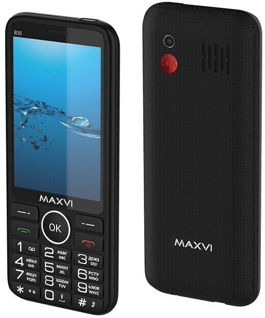 Телефон Maxvi B35 black