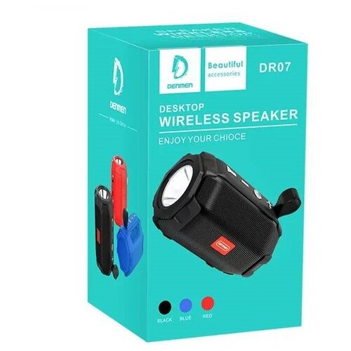 Bluetooth колонка Denmen DR07 черная 107000₽