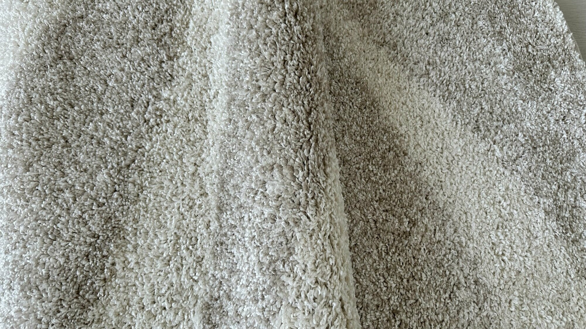 Ковер современный бежевый овальный Fusion Shaggy,с высоким ворсом,пушистый, ковер травка(Фьюжн шегги) - фотография № 10