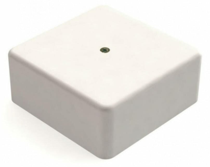 Распределительная коробка GREENEL наружного монтажа 75х75х20мм белая GE41211-01