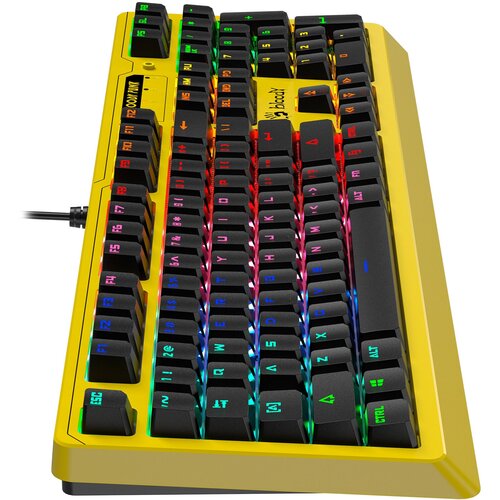 Клавиатура A4Tech Bloody B810RC Punk механическая желтыйчерный USB for gamer LED 679900₽