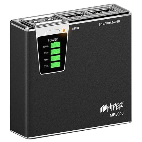 HIPER Портативный аккумулятор HIPER Power Bank 21A2USB5000mAh Silver серебристый MP5000 169000₽