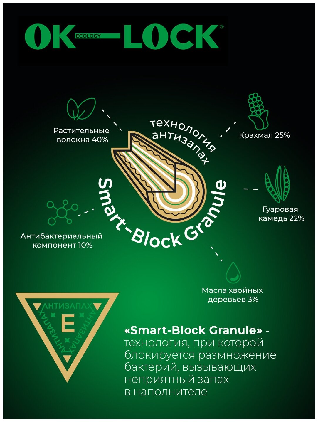 Наполнитель Ok-Lock растительный, 5л - фотография № 5