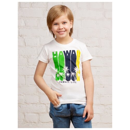 фото Футболка mor гавайи размер 134-140, бежевый