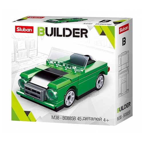 SLUBAN Builder M38-B0885B Машина, 45 дет. sluban builder m38 b0920b ретро автомобиль b 44 дет