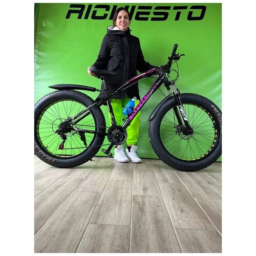 Велосипед фэтбайк Richiesto 26 колёса подростковыйвзрослыйженскиймужской 1999000₽