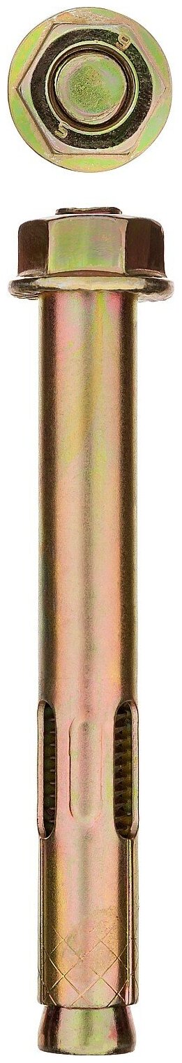 ЗУБР 12 x 99 мм, анкерный болт с гайкой, 25 шт, Профессионал (302342-12-099)