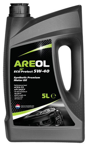 AREOL ECO Protect 5W40 (5L)_масло моторное! синт.\ACEA C3, API SN/CF, VW 505.00/505.01, MB 229.51 5W40AR062