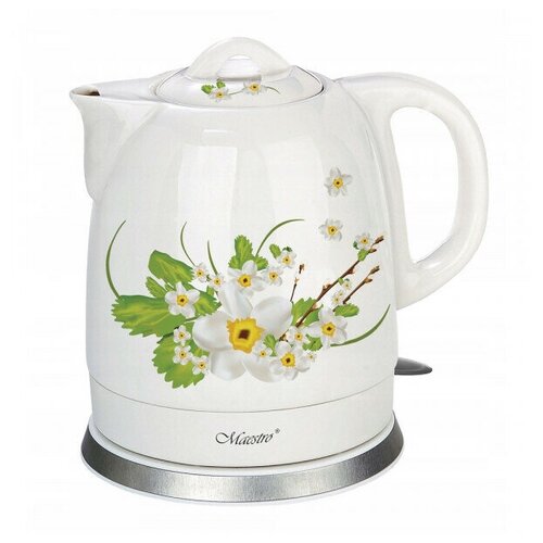 Чайник электрический Maestro MR-066W FLOWERS керамика 15л 323500₽