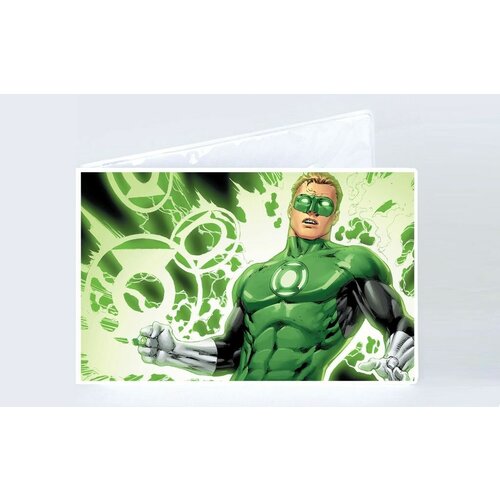 фото Обложка на зачетную книжку зелёный фонарь, green lantern №1 suvenirof-shop