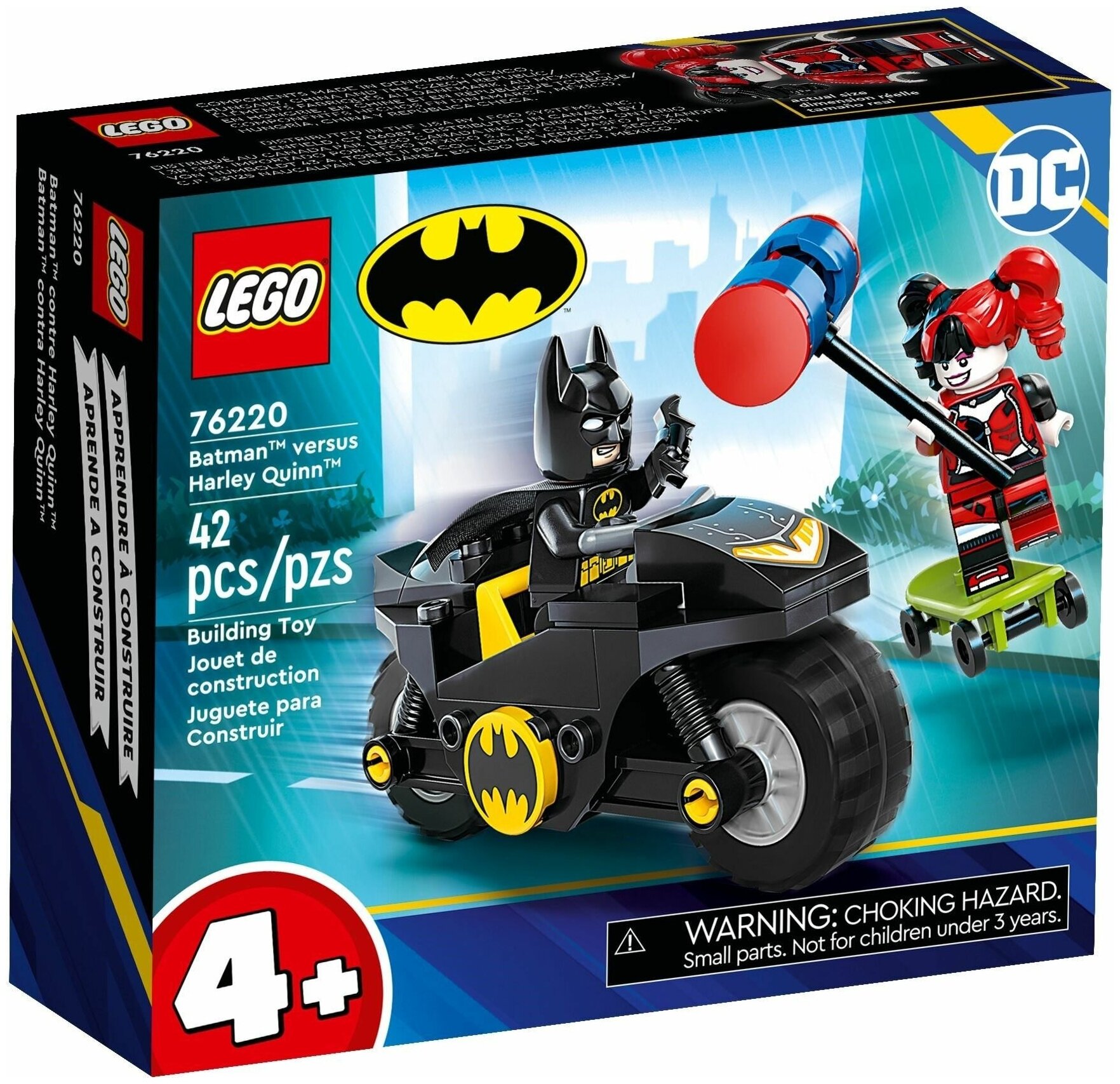 Конструктор LEGO ® DC Comics Super Heroes 76220 Бэтмен против Харли Квинн - фотография № 1