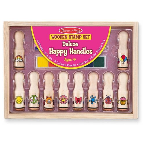 фото Melissa & doug набор печатей "делюкс"