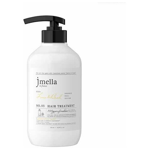 Jmella Парфюмированный кондиционер для волос Лайм и Базилик Lime & Basil Hair Treatment 500 мл