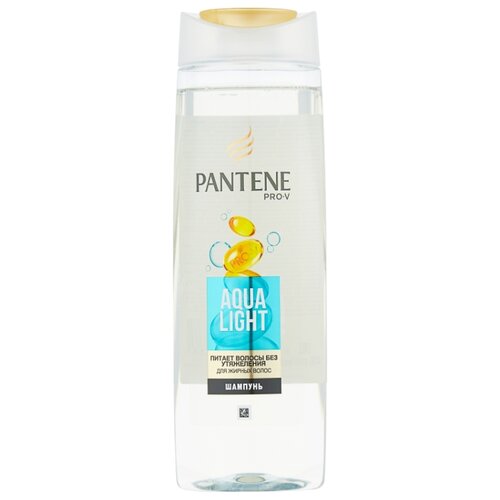 фото Pantene шампунь Aqua Light для тонких, склонных к жирности волос 400 мл