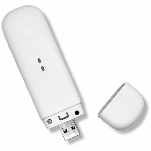 4G USB-модем с функцией WiFi роутера ZTE MF79 белый модем wavecom fastrak m1306b gsm gprs 850 900 1800 мгц usb rs232 m2m