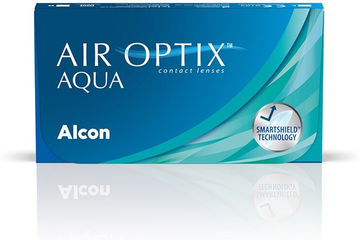 Air Optix Aqua 3 линзы В упаковке 3 штуки Оптическая сила -6.5 Радиус кривизны 8.6